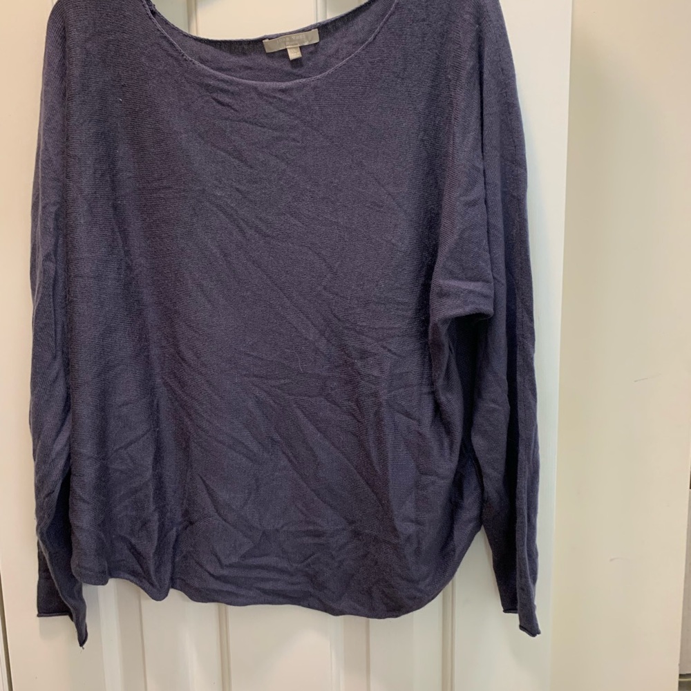 Women's grey Long Sleeve Top